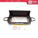 Mercedes E W212 CLS W218 için Güneşlik Kapağı Siyah 2128103710