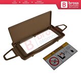 Mercedes E W212 CLS W218 için Güneşlik Kapağı Bej 2128103710