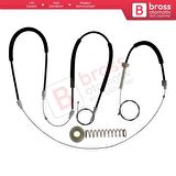 Porsche 911 996 1997-2005 Boxster 986 1996-2004 99654207504 İçin Elektrikli Ön Sol Cam Kriko Seti