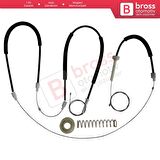 Porsche 911 996 1997-2005 Boxster 986 1996-2004 99654207504 İçin Elektrikli Ön Sol Cam Kriko Seti