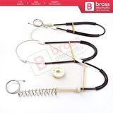 Porsche 911 996 1997-2005 Boxster 986 1996-2004 99654201605 İçin Elektrikli Ön Sağ Cam Kriko Seti