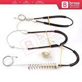 Porsche 911 996 1997-2005 Boxster 986 1996-2004 99654201605 İçin Elektrikli Ön Sağ Cam Kriko Seti