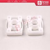 Mercedes Axor için 2 Adet Cam Kriko Ray Plastiği