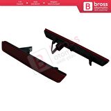 Fiat Doblo MK2 Opel Combo D için Arka Tampon Reflektörü Sağ Sol 51810677, 51810678