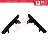 Fiat Doblo MK2 Opel Combo D için Arka Tampon Reflektörü Sağ Sol 51810677, 51810678