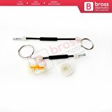 Seat Leon MK2 1P 1P1 2005-2012 5-Kapı HB 1P0839461A İçin Elektrikli Arka Sol Cam Kriko Tamir Seti