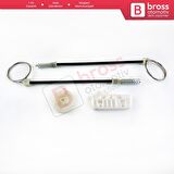 Opel Corsa D S07 2006-2014 5-Kapı 13188490 İçin Elektrikli Ön Sol Cam Kriko Tamir Seti