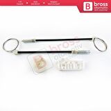 Opel Corsa D S07 2006-2014 5-Kapı 13188490 İçin Elektrikli Ön Sol Cam Kriko Tamir Seti