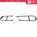 Fiat Doblo MK2 için Sağ Sürgülü Orta Kapı Kilit Dış Açma Teli 51892696