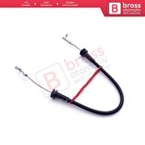 Smart ForFour 454 için Arka Kapı Dış Açma Teli A4547330269