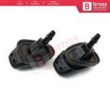 Fiat Doblo Fiorino Punto Nemo Bipper için Arka Cam Silecek Su Fıskiyesi 60666173