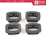 Opel Vectra A Astra F için Gri Kapı İç Kilit Buton Çerçevesi 136253