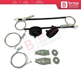 VW Golf MK3 MK4 A3 1E7 1V7 1994-2002 2-Kapı Cabrio 1E0837402 İçin Sağ Cam Kriko Tamir Seti