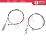 Peugeot 208 MK1 A9 CA CC 2012-2020 5-Kapı 9806088180 İçin Elektrikli Ön Sağ veya Sol Cam Kriko Seti