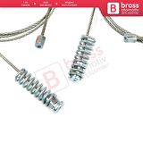 Peugeot 208 MK1 A9 CA CC 2012-2020 5-Kapı 9806088180 İçin Elektrikli Ön Sağ veya Sol Cam Kriko Seti