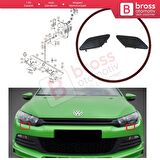 BSP1018 VW Scirocco 2008-2014 için Far Yıkama Kapak Seti 1K8955109 110