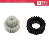 BGE547+BGE555 Porsche Cayenne VW Touareg İçin Arka Cam Güneşlik Perde Motor Dişli Set 958536317013W4