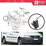 VW Caddy 2003-2010 için Ön Tampon Çeki Demir Kapağı 2K0807241 ASTARLI