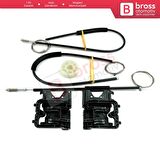 Audi A3 S3 MK3 8V 2012-2021 4/5 Kapı 8V4837461 İçin Elektrikli Ön Sol Cam Kriko Tamir Seti