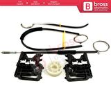 Audi A3 S3 MK3 8V 2012-2021 4/5 Kapı 8V4837461 İçin Elektrikli Ön Sol Cam Kriko Tamir Seti