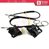 Audi A3 S3 MK3 8V 2012-2021 4/5 Kapı 8V4837461 İçin Elektrikli Ön Sol Cam Kriko Tamir Seti