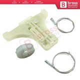 Hyundai IX35 Tucson MK2 LM 2009-2016 Kia Sorento XM İçin Elektrikli Arka Sol Cam Kriko Tamir Seti