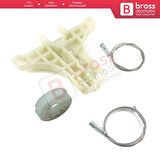 Hyundai IX35 Tucson MK2 LM 2009-2016 Kia Sorento XM İçin Elektrikli Arka Sol Cam Kriko Tamir Seti