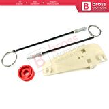 Skoda Octavia 1U Makyajlı Kasa İçin Ön Sol Kapı Cam Kriko Seti 1U0839461