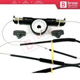 Mercedes C Class W205 S205 2013-2023 İçin Elektrikli Ön Sağ veya Sol Kapı Cam Kriko Tamir Seti