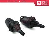 BSP1058 Fiat Doblo 119 263 2000-2021 için Arka Cam Su Fıskiye Memesi 46818055