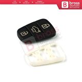 BDP1123 Hyundai Kia için Sustalı Anahtar Kumanda 3 Buton Ped Tuş Lastiği