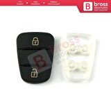 BDP1124 Hyundai Kia için Sustalı Anahtar Kumanda 2 Buton Ped Tuş Lastiği