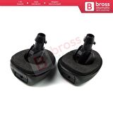 Peugeot 207 306 307 308 Expert 3008 Citroen C3 C4 Jumpy Saxo Xsara için Ön Cam Su Fıskiye Set 6438V8