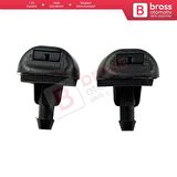 Peugeot 207 306 307 308 Expert 3008 Citroen C3 C4 Jumpy Saxo Xsara için Ön Cam Su Fıskiye Set 6438V8