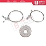 Bentley Continental MK1 GT GTC 3W 2003-2011 Coupe Convertible İçin Elektrikli Ön Kapı Cam Kriko Seti