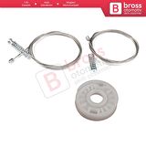 Bentley Continental MK1 GT GTC 3W 2003-2011 Coupe Convertible İçin Elektrikli Ön Kapı Cam Kriko Seti