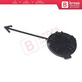 VW Caddy MK3 Makyajlı Kasa 2K SA 2015-2020 için Ön Tampon Çeki Demir Kapağı 2K5807241B