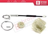 BMW X6 E71 E72 2007-2015 İçin Elektrikli Ön Sağ veya Sol Kapı Cam  Kriko Tamir Seti