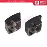 Opel Astra H Zafira B Tigra B 6240452 İçin 2 Adet Ön veya Arka Kapı Cam Açma Düğme Tamir Kapağı 