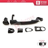 Renault Fluence Megane 3 Clio 4 Scenic 3 Captur 1 için Dış Kapı Açma Kolu Siyah Astarlı 806B02596R