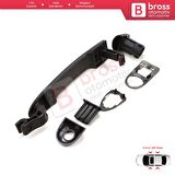 Renault Fluence Megane 3 Clio 4 Scenic 3 Captur 1 için Dış Kapı Açma Kolu Siyah Astarlı 806B02596R