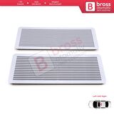 Mercedes W203 W208 W209 W210 W211 W215 W219 W220 W240 için 2 EA Sunroof Tavan Izgarası A2117840644