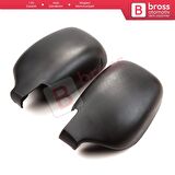 Renault Kangoo Nissan Kubistar 1997-2008 Peugeot 405 için Sağ Sol Yan Dış Ayna Kapağı 8200245171