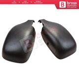 Renault Kangoo Nissan Kubistar 1997-2008 Peugeot 405 için Sağ Sol Yan Dış Ayna Kapağı 8200245171