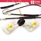 Ford Focus MK3 C346 2010-2019 4/5 Kapı BM51A23201 İçin Ön Sol Cam Kriko Tamir Seti