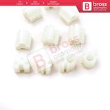 10 Adet Cam Kriko İndirme Kaldırma Mekanizma Kablo Ucu Halat Dübeli Tip BCP004