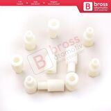 10 Adet Cam Kriko İndirme Kaldırma Mekanizma Kablo Ucu Halat Dübeli Tip BCP021