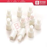 10 Adet Cam Kriko İndirme Kaldırma Mekanizma Kablo Ucu Halat Dübeli Tip BCP022