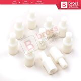 10 Adet Cam Kriko İndirme Kaldırma Mekanizma Kablo Ucu Halat Dübeli Tip BCP022