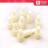 10 Adet Cam Kriko İndirme Kaldırma Mekanizma Kablo Ucu Halat Dübeli Tip BCP024